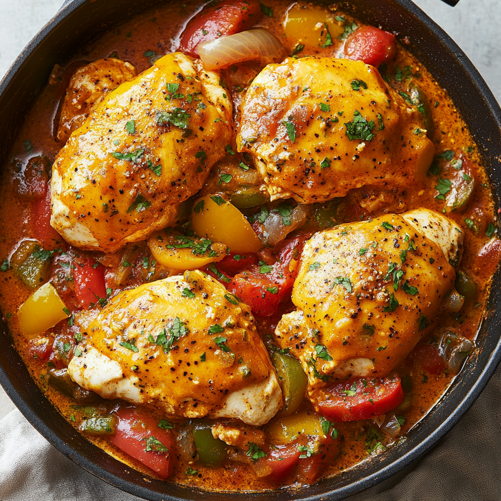 Cajun Chicken with Bell Peppers