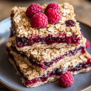 Berry Oat Bars