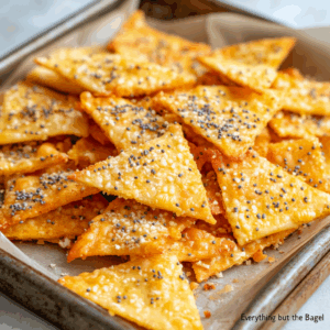 Keto Everything Bagel Cheese Chips