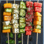 Summer Melon & Feta Skewers