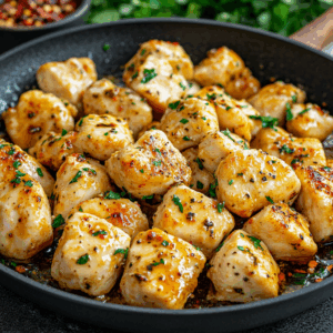 15-Minute Garlic Butter Chicken Bites