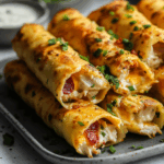 Keto Chicken Bacon Ranch Taquitos