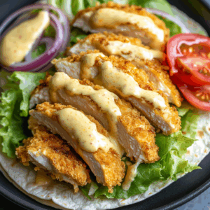 Honey Mustard Chicken Wrap