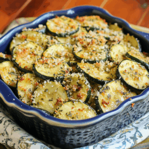 Italian Baked Zucchini Side Dish