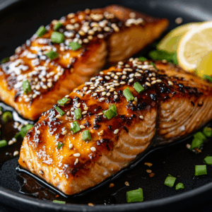 Air Fryer Honey Garlic Salmon