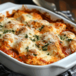Keto Chicken Parmesan Casserole
