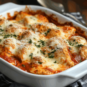 Keto Chicken Parmesan Casserole