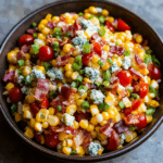Bacon Blue Cheese Corn Salad