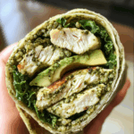 Green Goddess Chicken Wrap