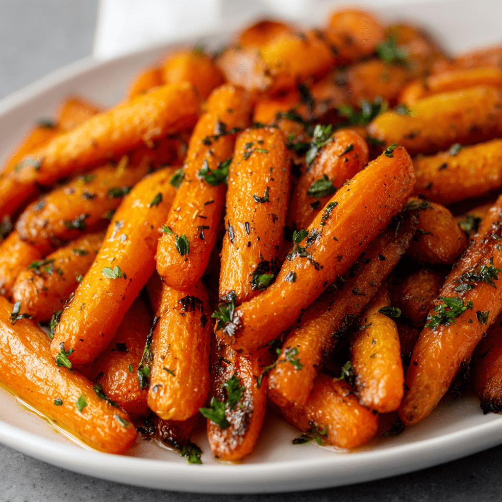 Air Fryer Roasted Carrots - The recipe mingle