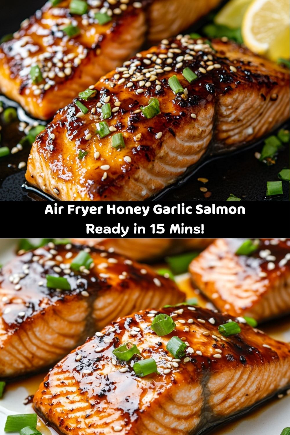 Air Fryer Honey Garlic Salmon
