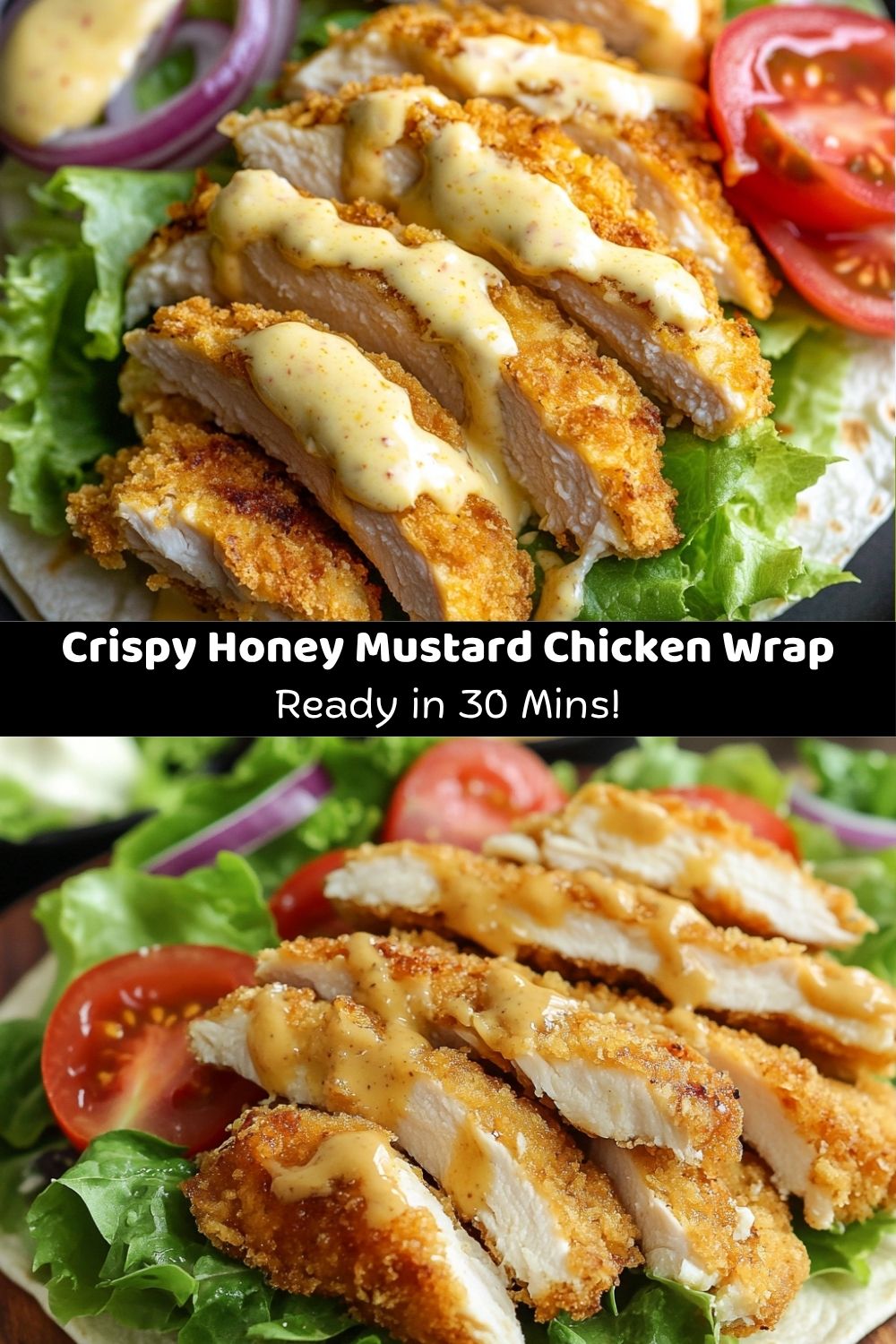 Honey Mustard Chicken Wrap