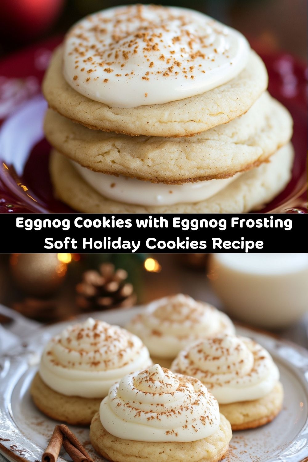 Eggnog Cookies