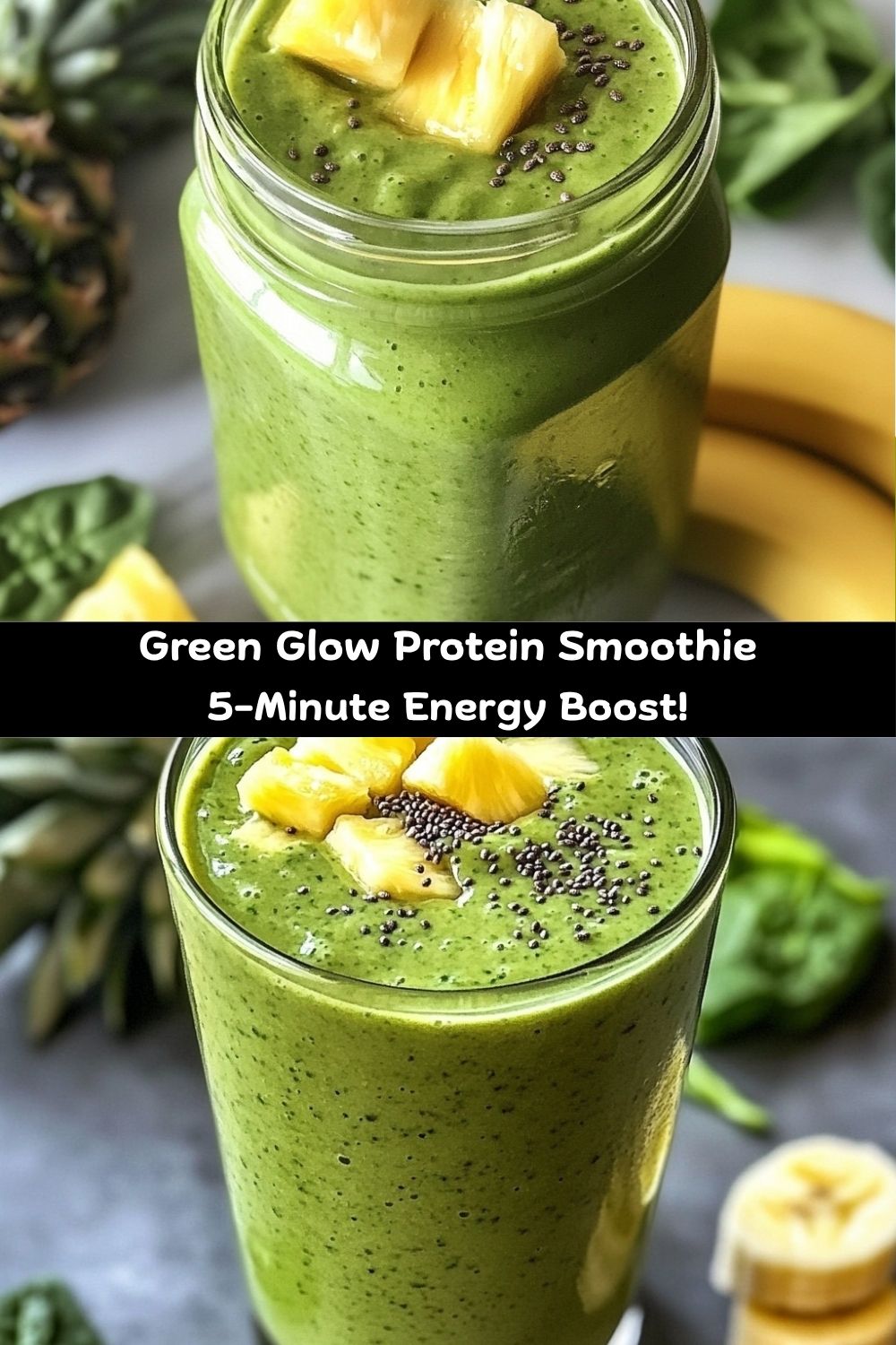 Green Glow Protein Smoothie
