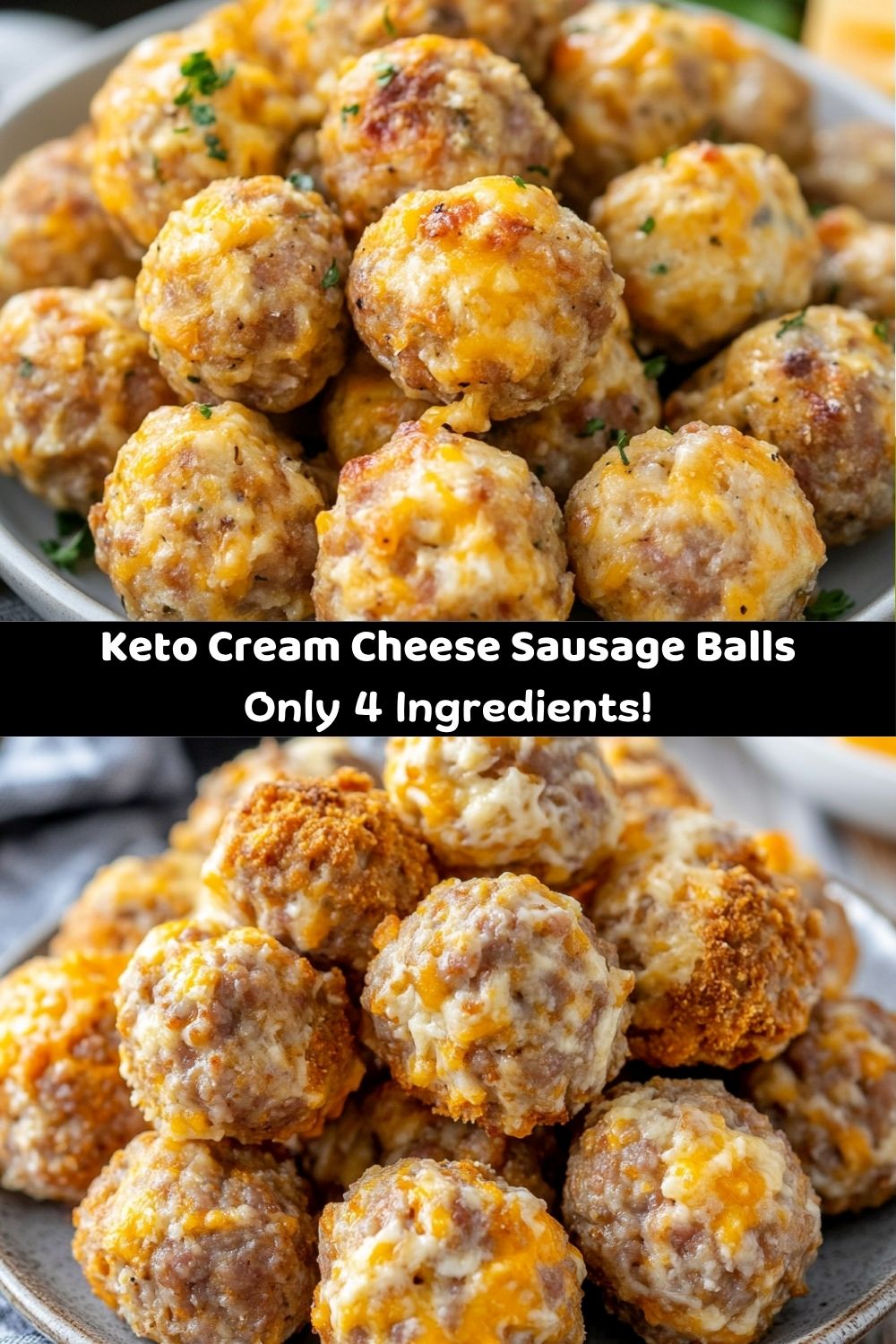 Keto Cream Cheese Sausage Balls