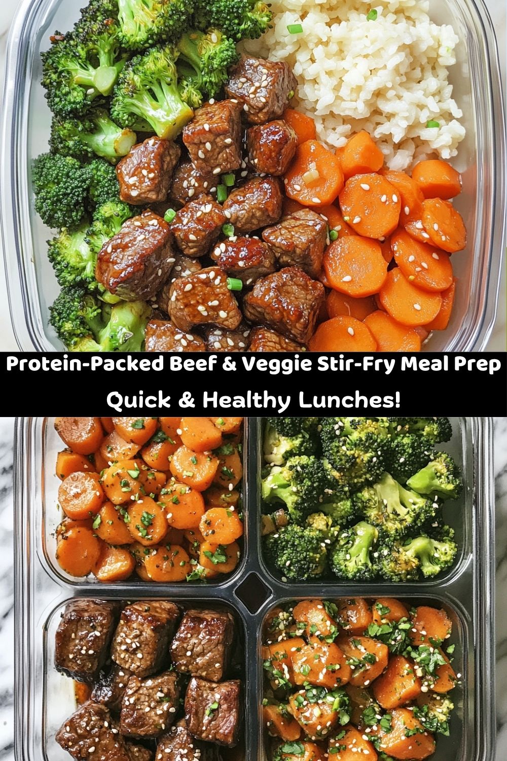 Beef & Veggie Stir-Fry Meal Prep