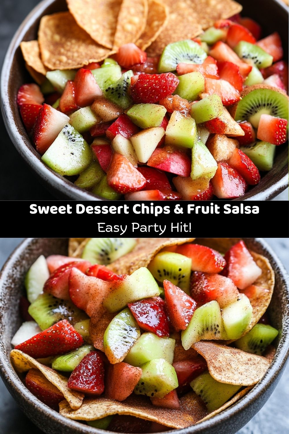 Sweet Dessert Chips & Fruit Salsa