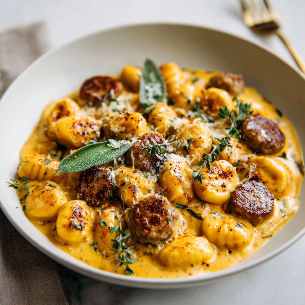 Creamy Butternut Squash Gnocchi