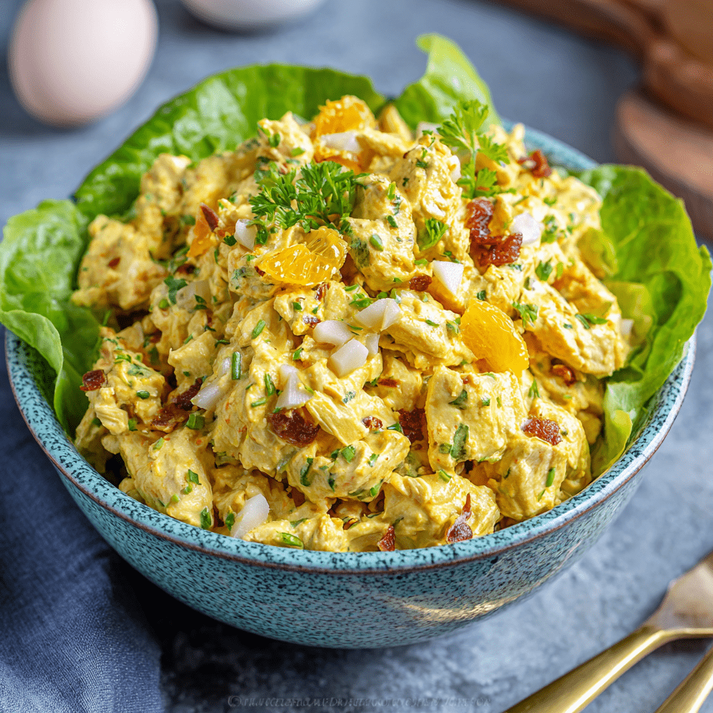 Curried Chicken Salad - The recipe mingle