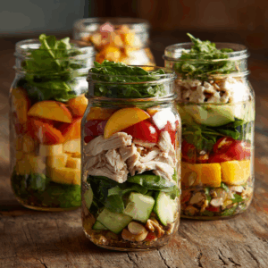 DIY Snackable Salad Stacks