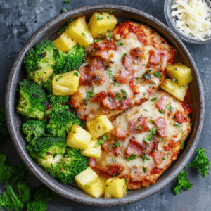 Hawaiian Pizza Chicken Bowls