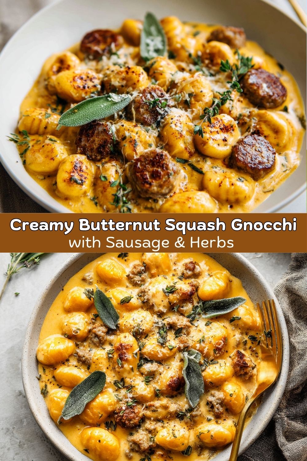 Creamy Butternut Squash Gnocchi