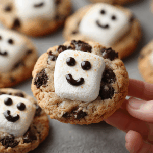 Ghostly S’mores Cookies