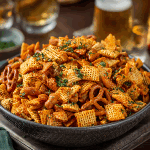 Spicy Buffalo Ranch Chex Mix