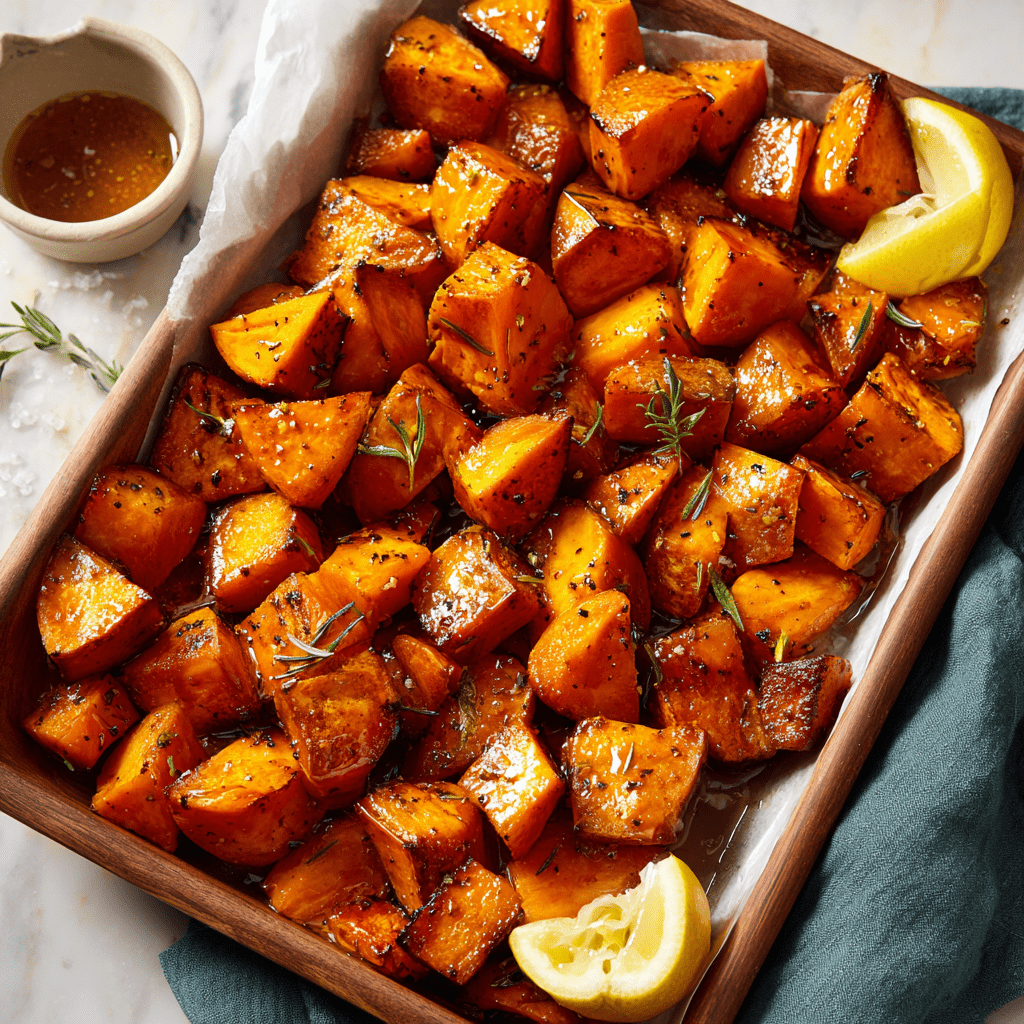 Honey Roasted Sweet Potatoes The Recipe Mingle