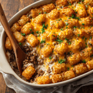 Cheesy Tater Tot Casserole