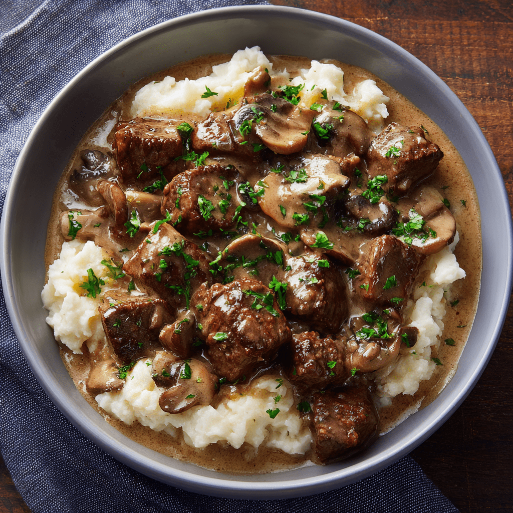 No Peek Beef Tips and Gravy - The recipe mingle