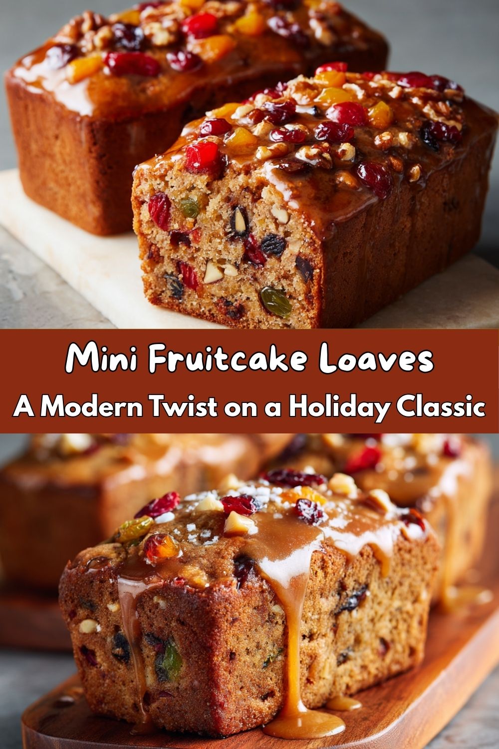 Mini Fruitcake Loaves The Recipe Mingle