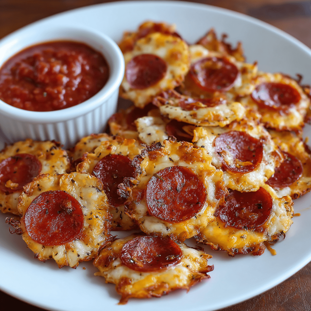 Pepperoni Bites (Low-Carb Snack Crackers) - The recipe mingle