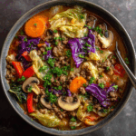 Ground Beef Cabbage Soup