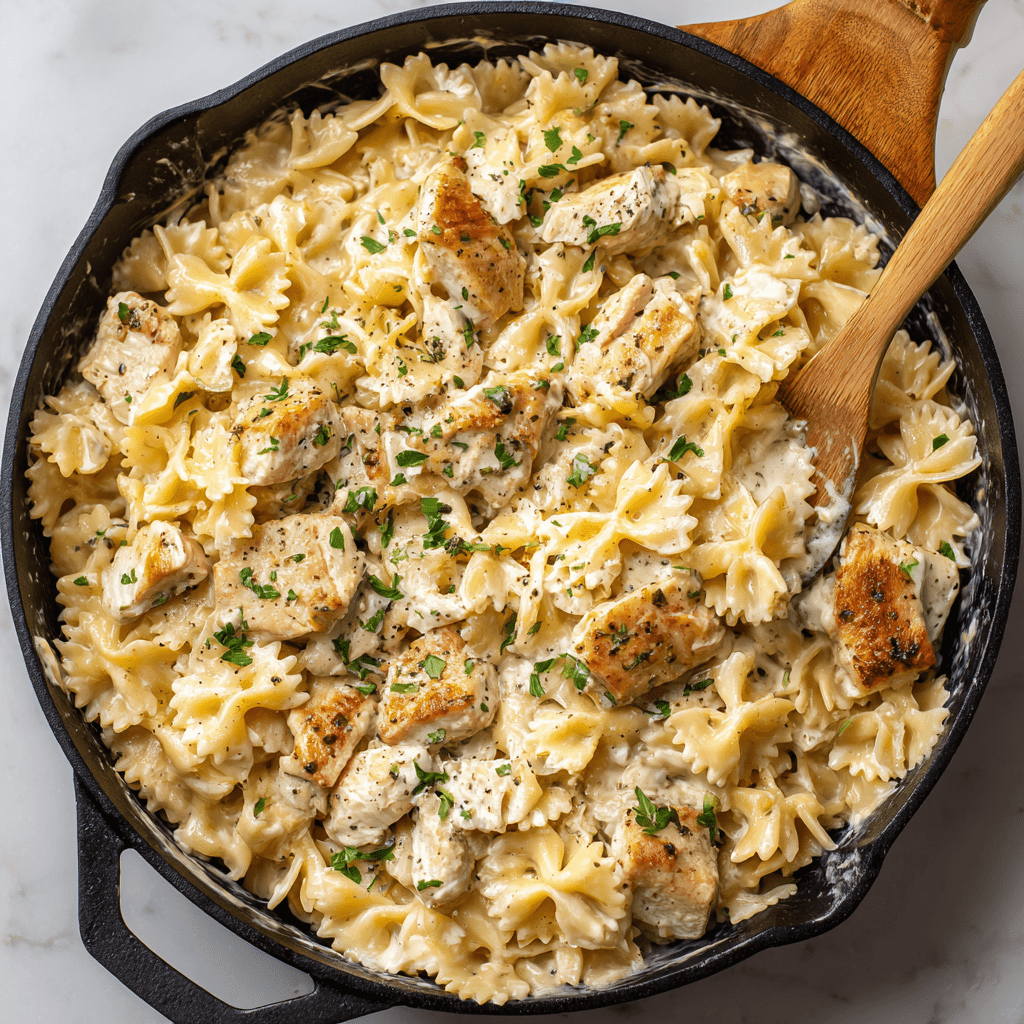 Protein Chicken Alfredo Skillet