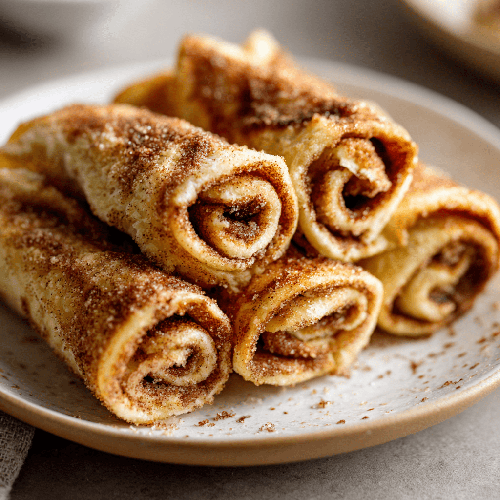 Dessert Cinnamon Tortilla Rolls