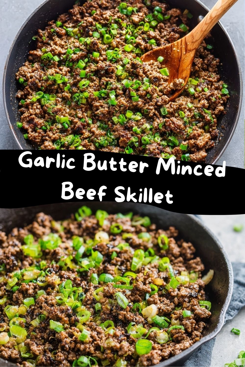 Garlic Butter Minced Beef Skillet