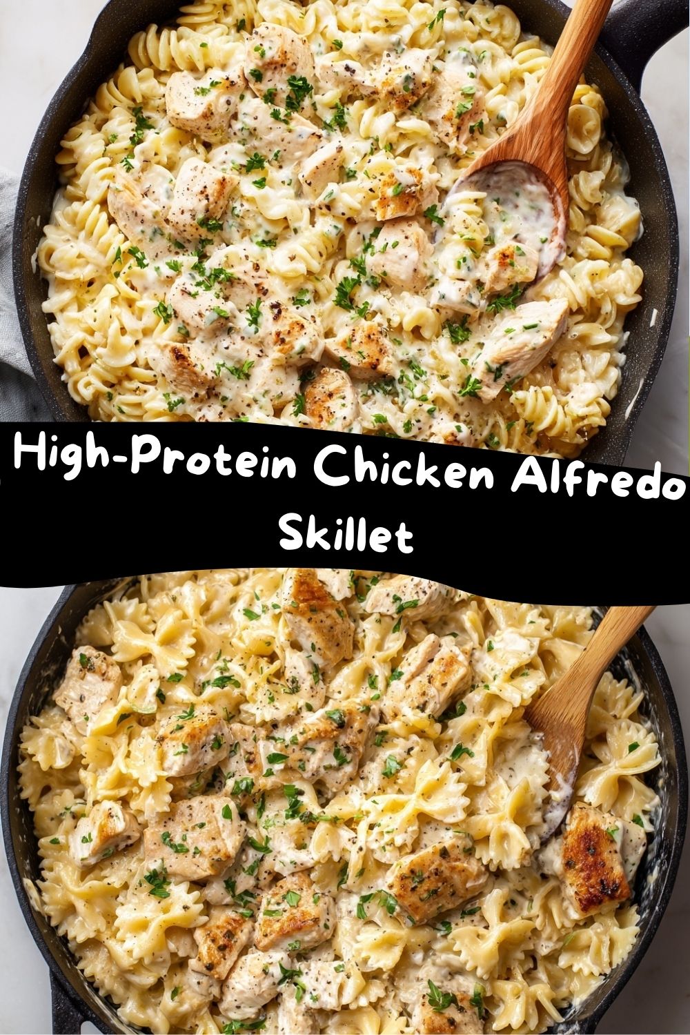 Protein Chicken Alfredo Skillet