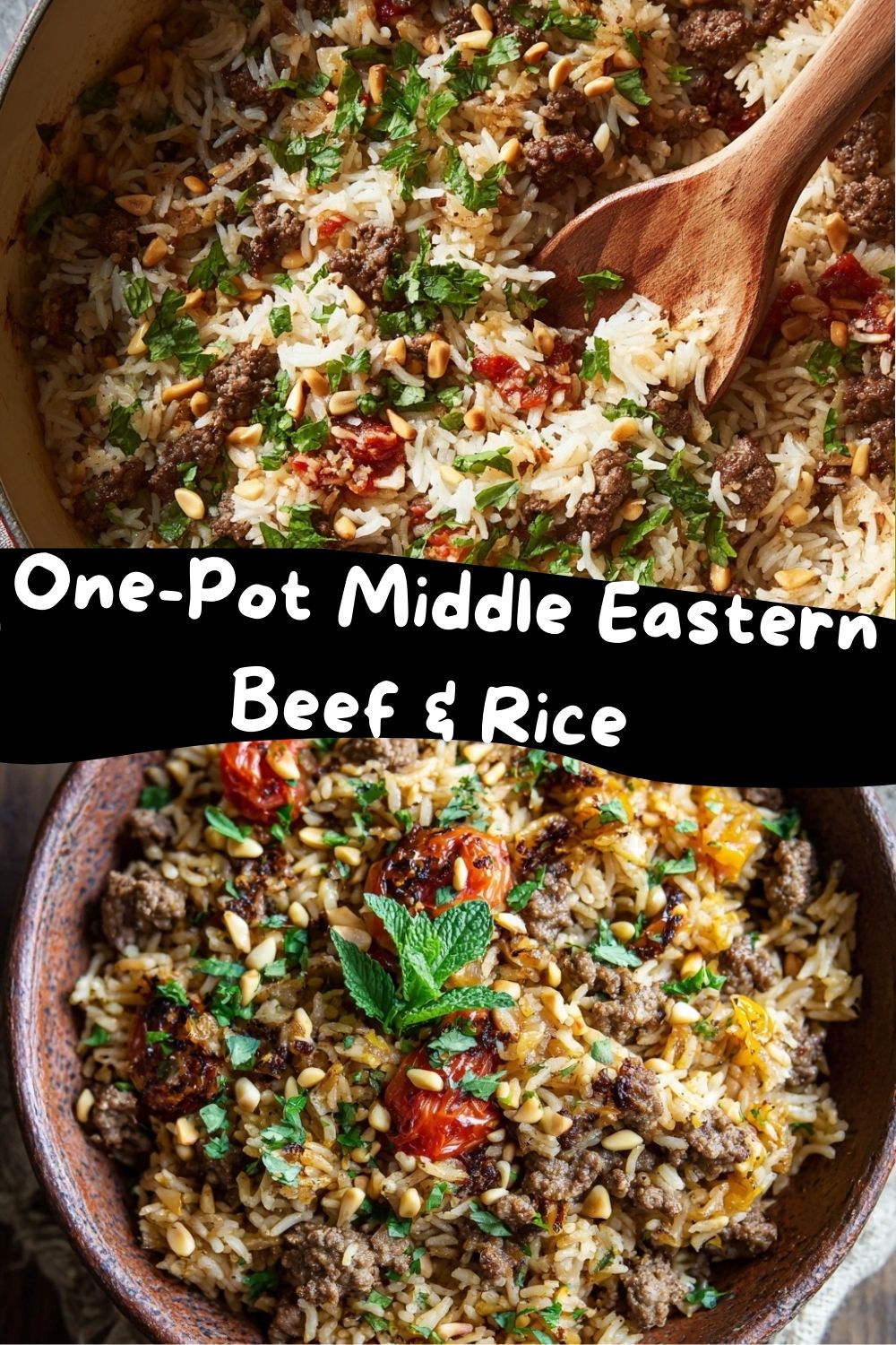 One-Pot Middle Eastern Beef & Rice