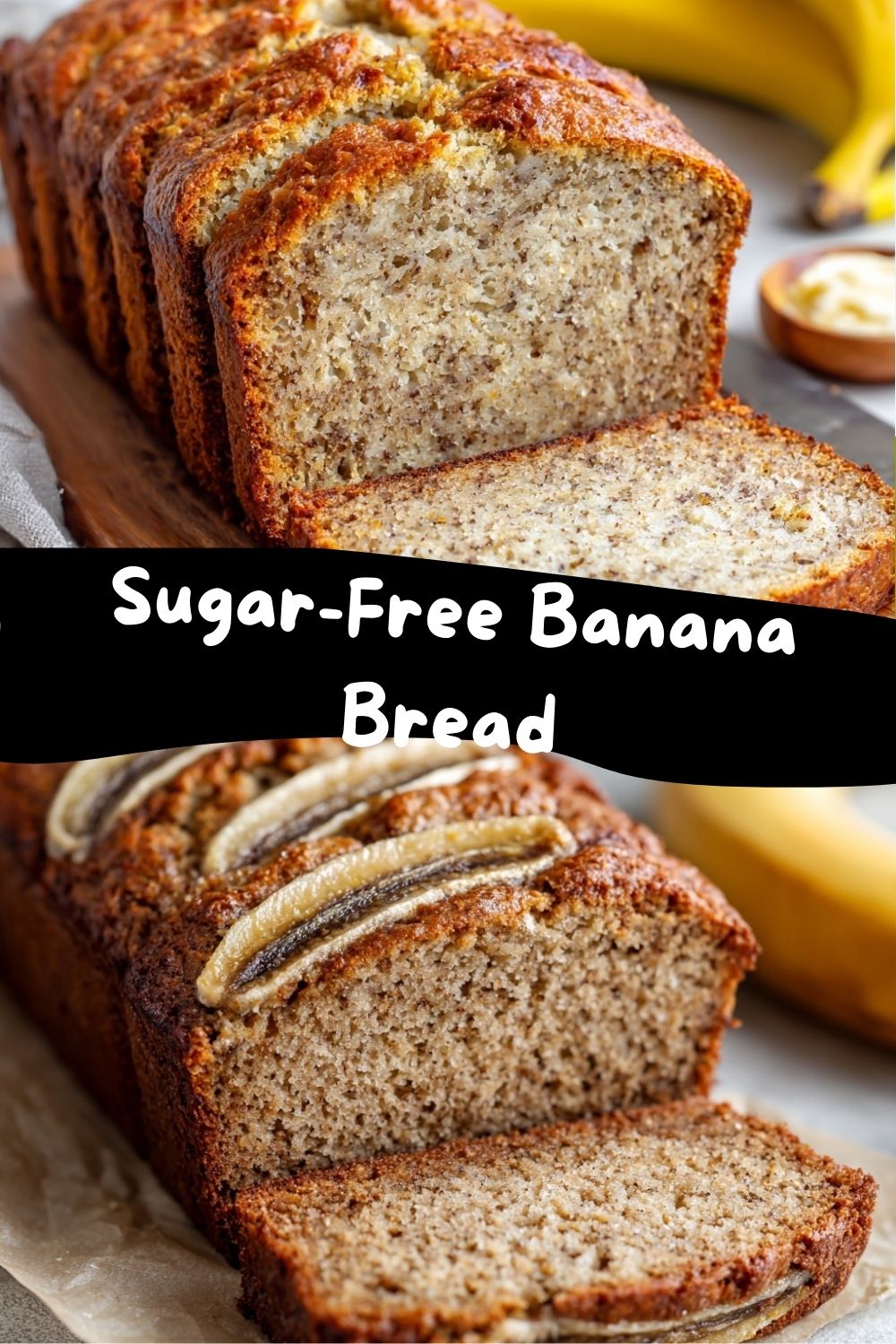 Picture of Sugar-Free Banana Bread : Naturally Sweet & Guilt-Free - The recipe mingle