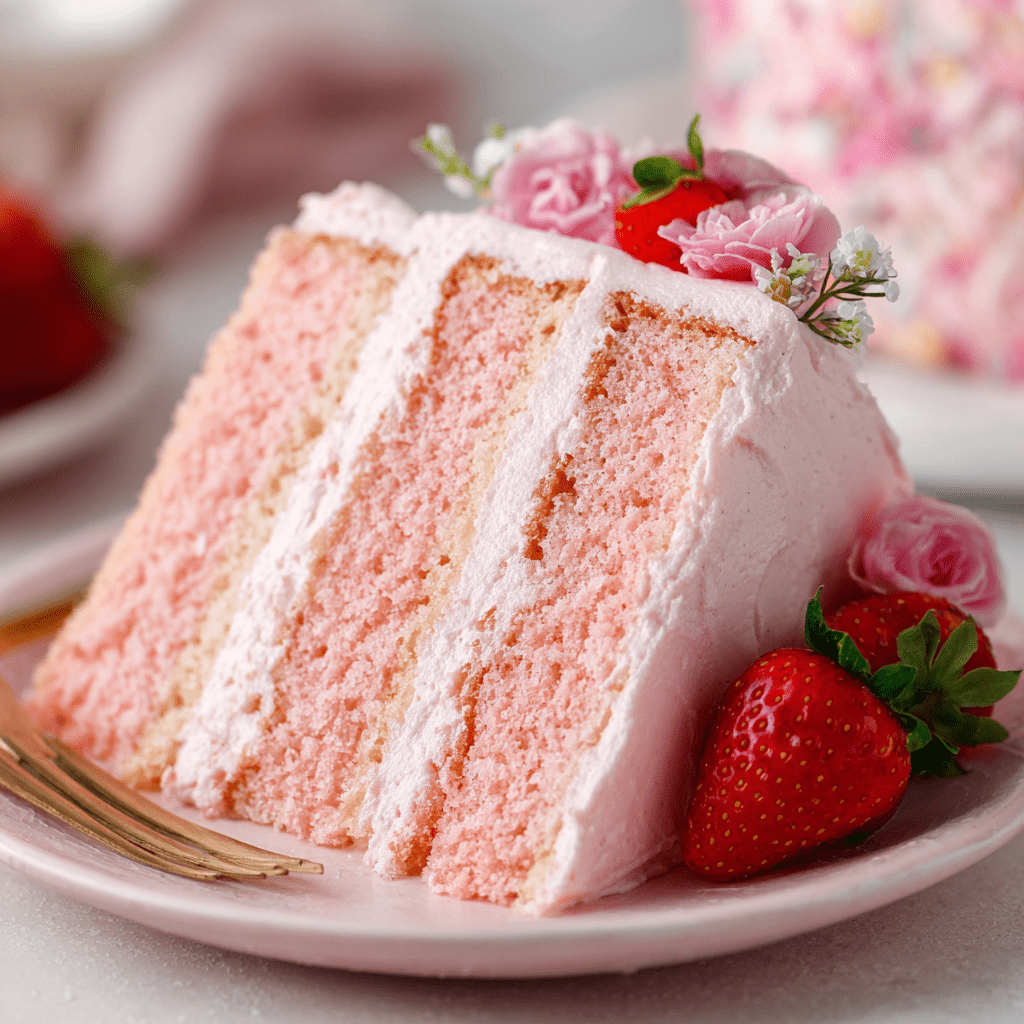 Strawberry Milk Cake