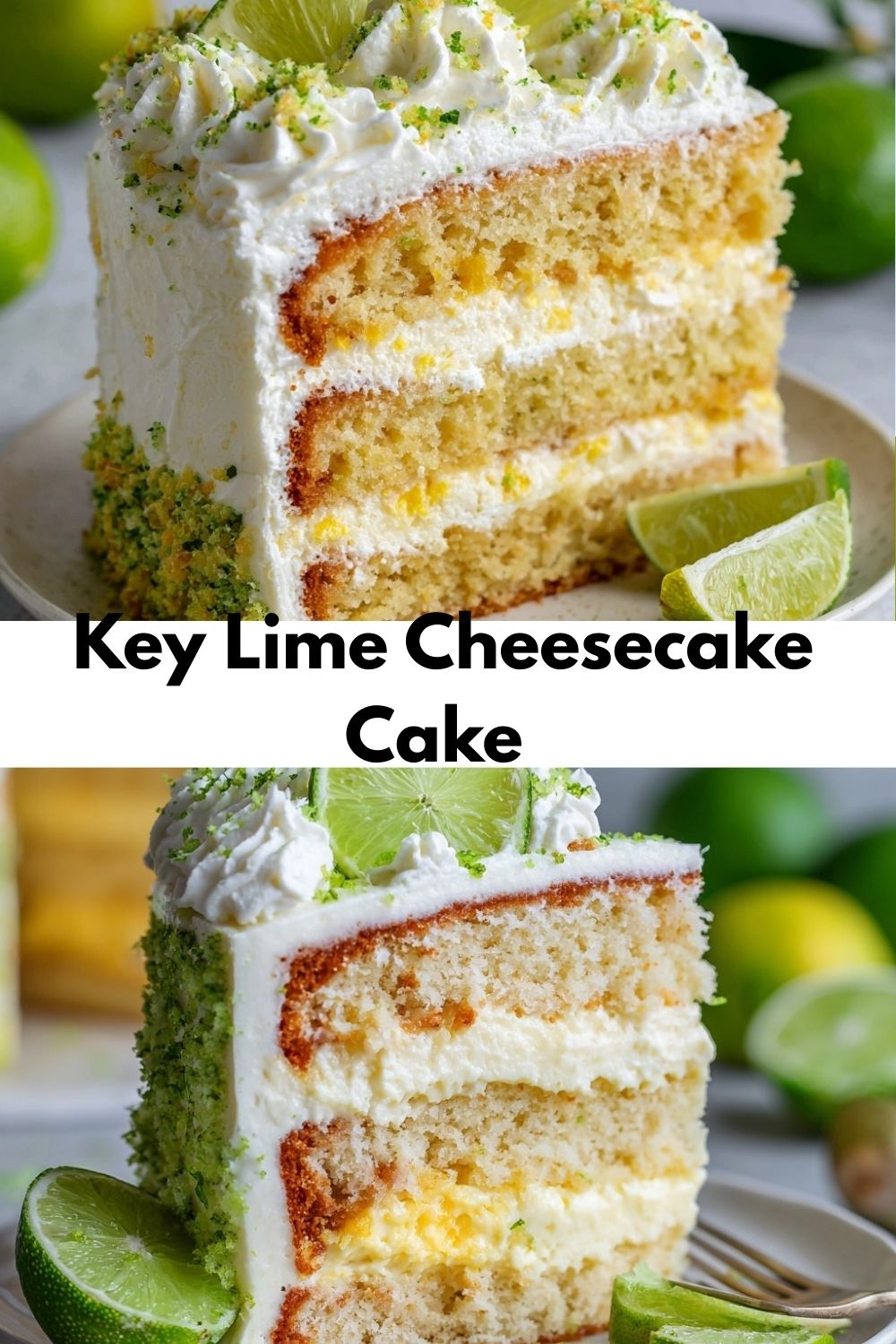 Key Lime Cheesecake Cake