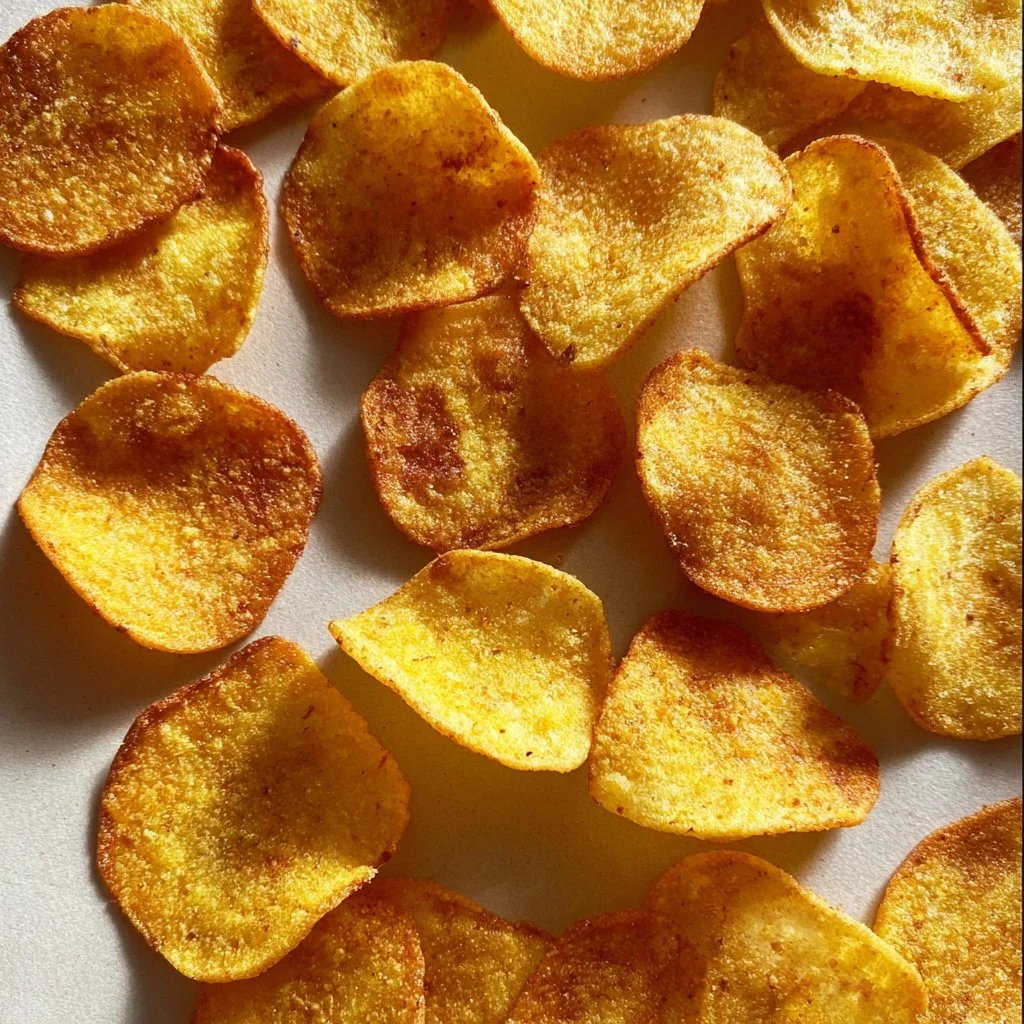 Baked chickpea chips in a bowl, healthy gluten-free snack