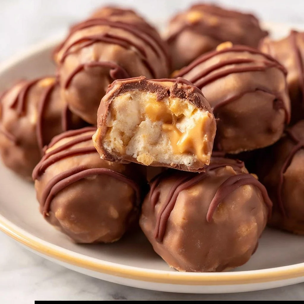 Delicious Chocolate Banana Peanut Butter Bites for a healthy snack