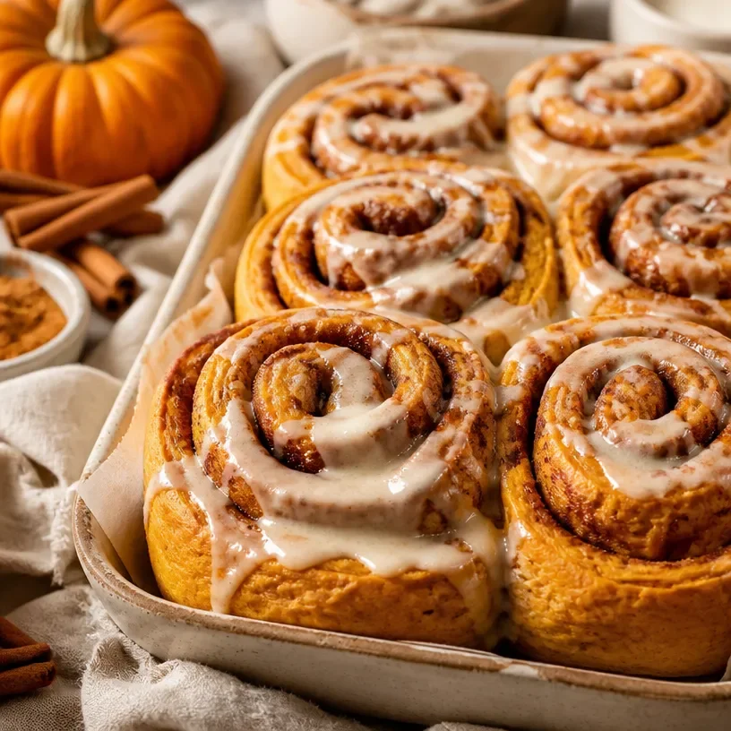 Protein-packed pumpkin cinnamon rolls - a delicious meal prep treat
